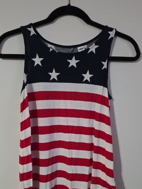Old Navy Stars & Stripes Sleeveless Tank - Red, White, Blue Size XS